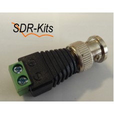 BNC Plug to Screw Terminal